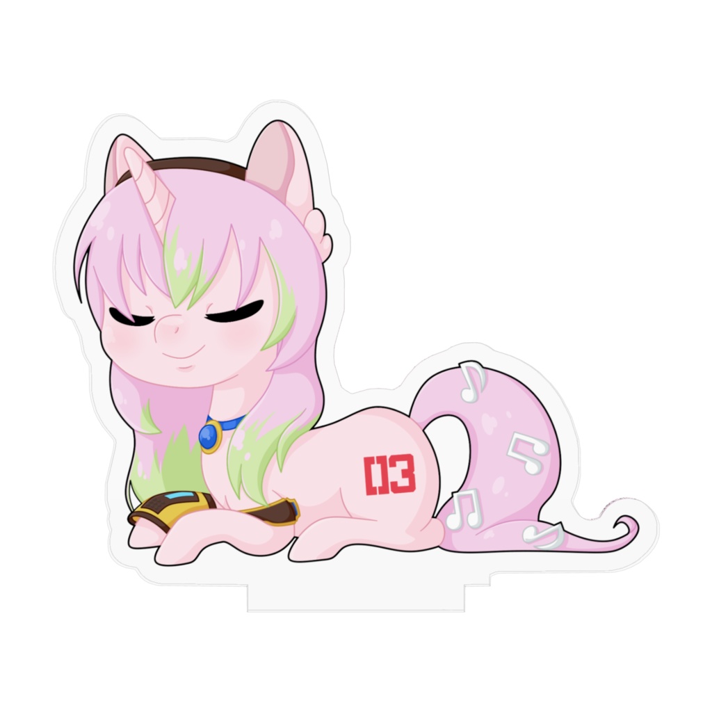 「マイリトルポニー巡音ルカ」アクリルフィギュア