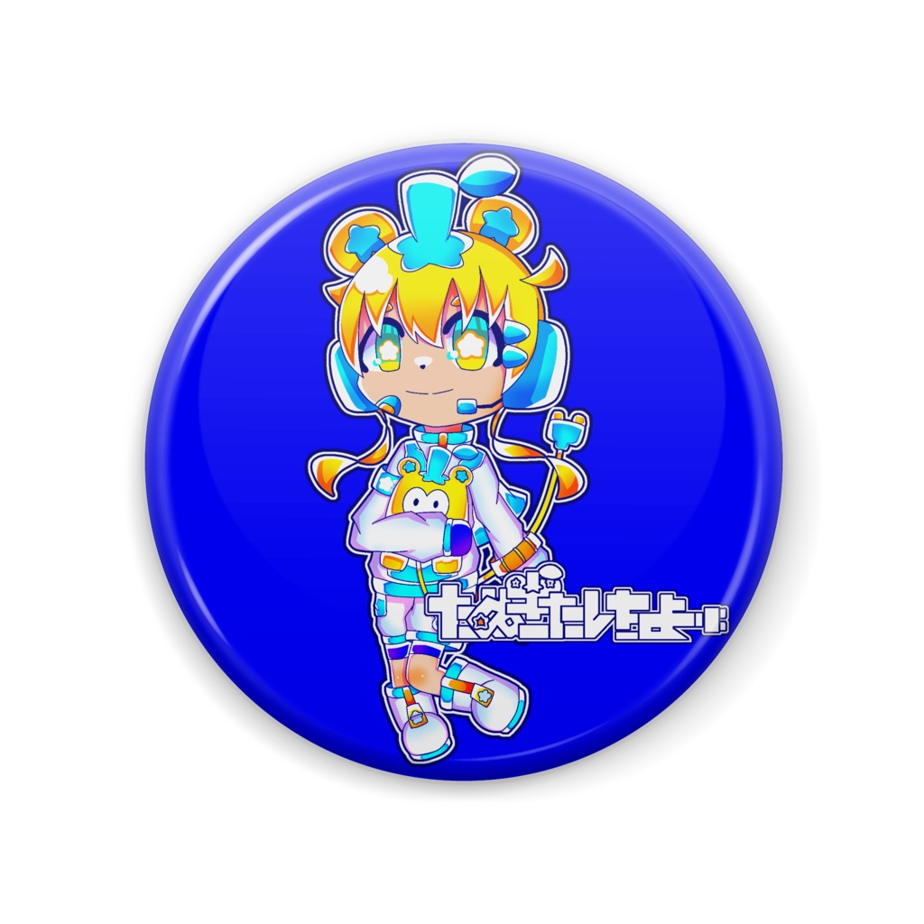 たぬきたいちょー缶バッチ