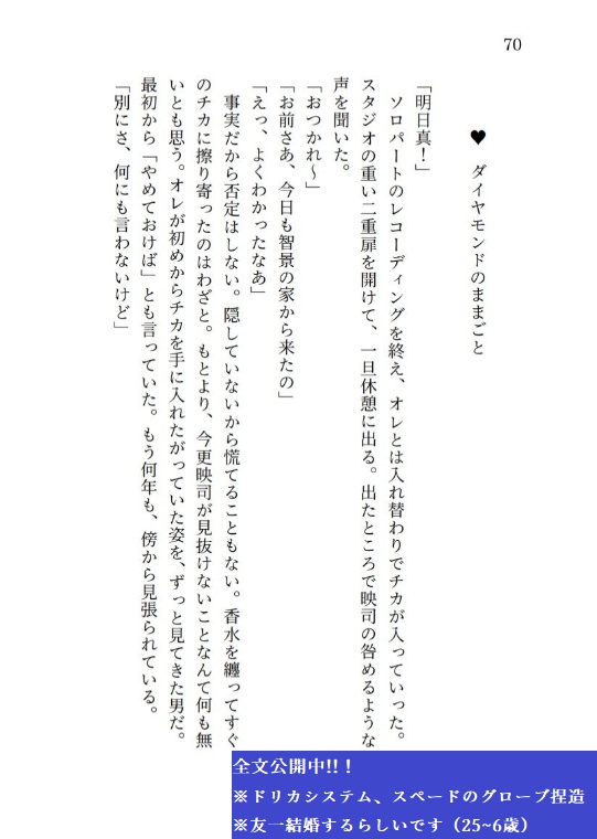 【5次ドリ7新刊①】Diamond Dust