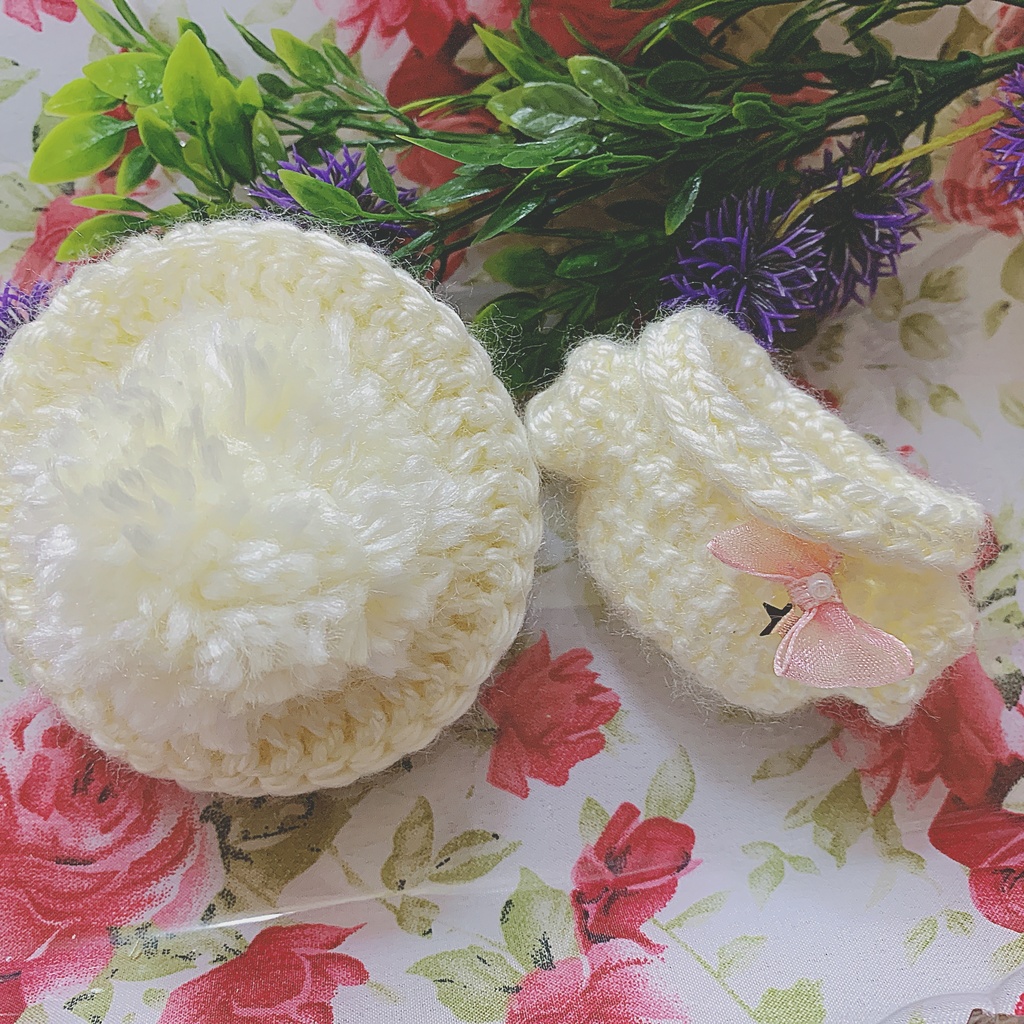 【再販有】セーターとベレー帽のセット(2着セット)