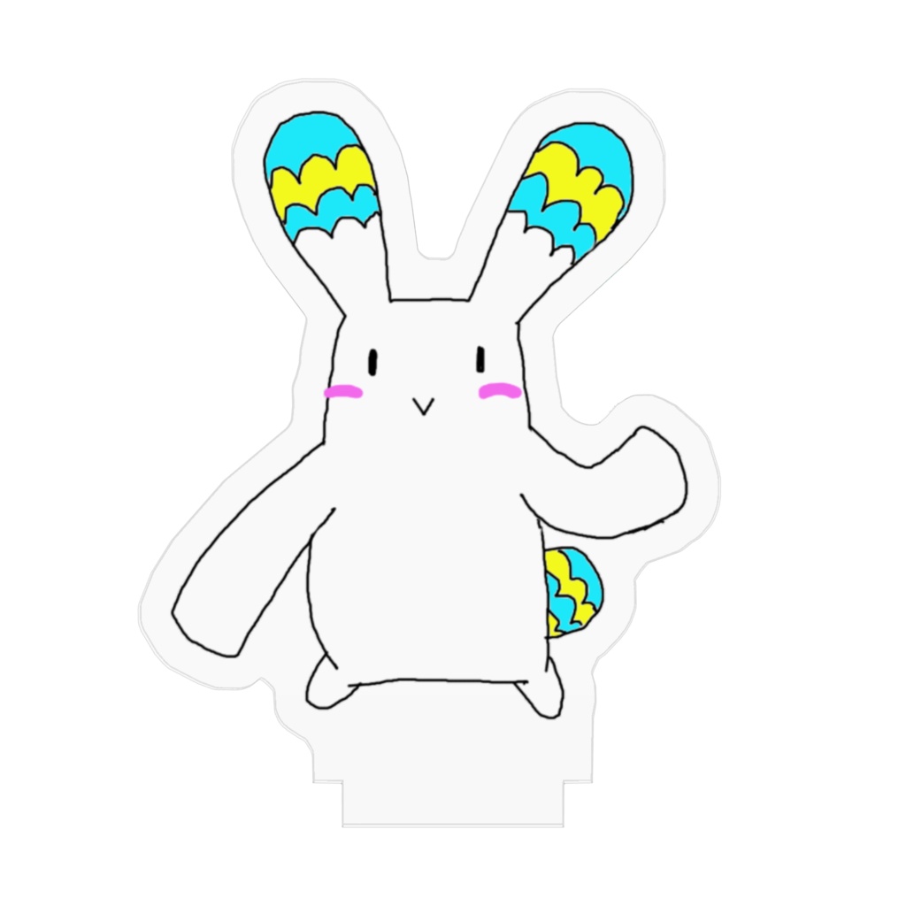 あさつきうさぎアクリルフィギュア