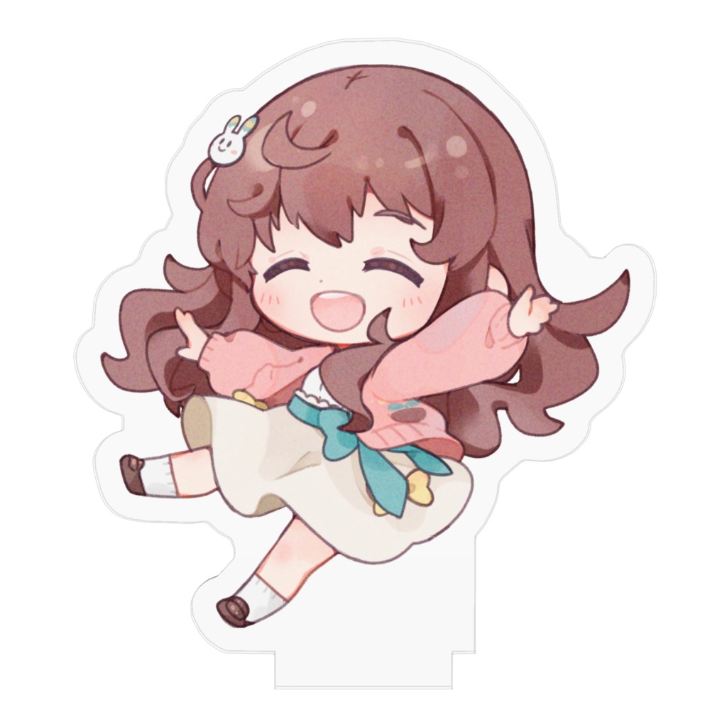 Vtuber苗儀朝月アクリルフィギュア【3種衣装】「るん♪」「びしっ!」「あら?」