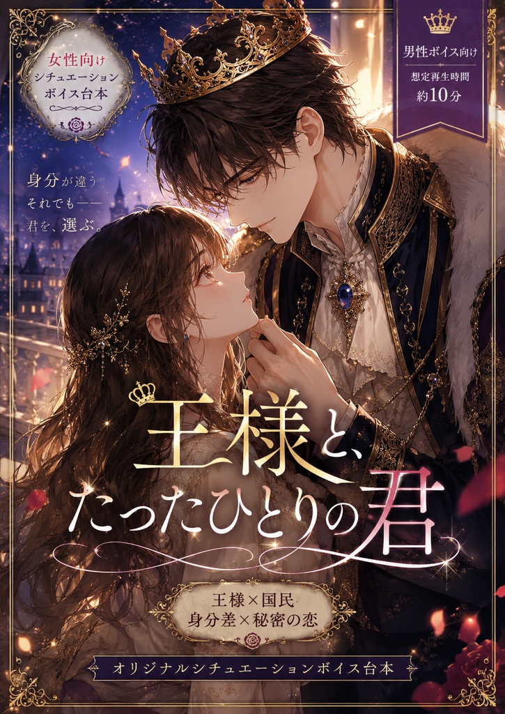 王様と少女の恋愛シチュエーションボイス台本