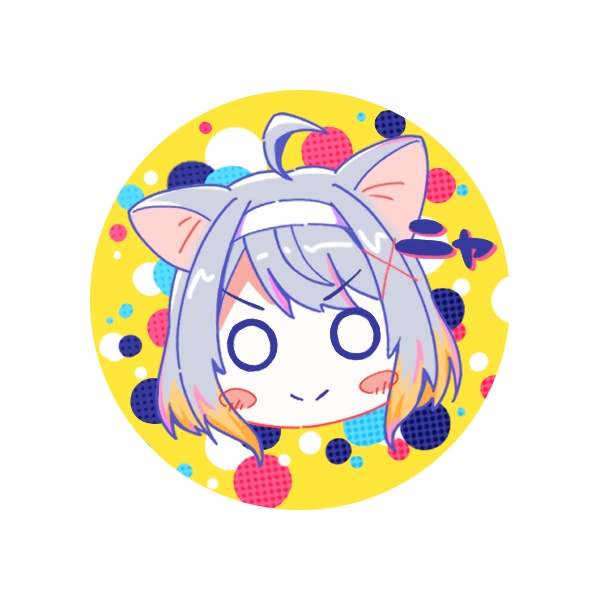 【缶バッチ】奈々瀬ひかげ　ねこタイプ《2個セット》