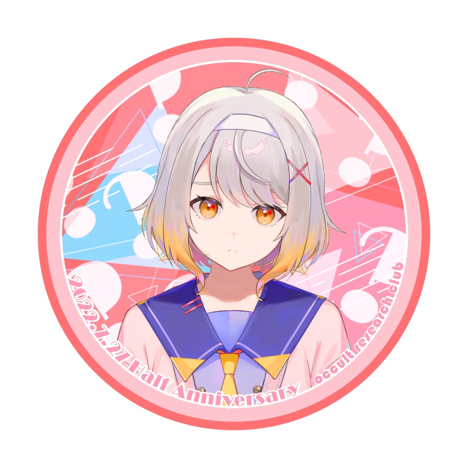 【缶バッチ】奈々瀬ひかげ 半年記念