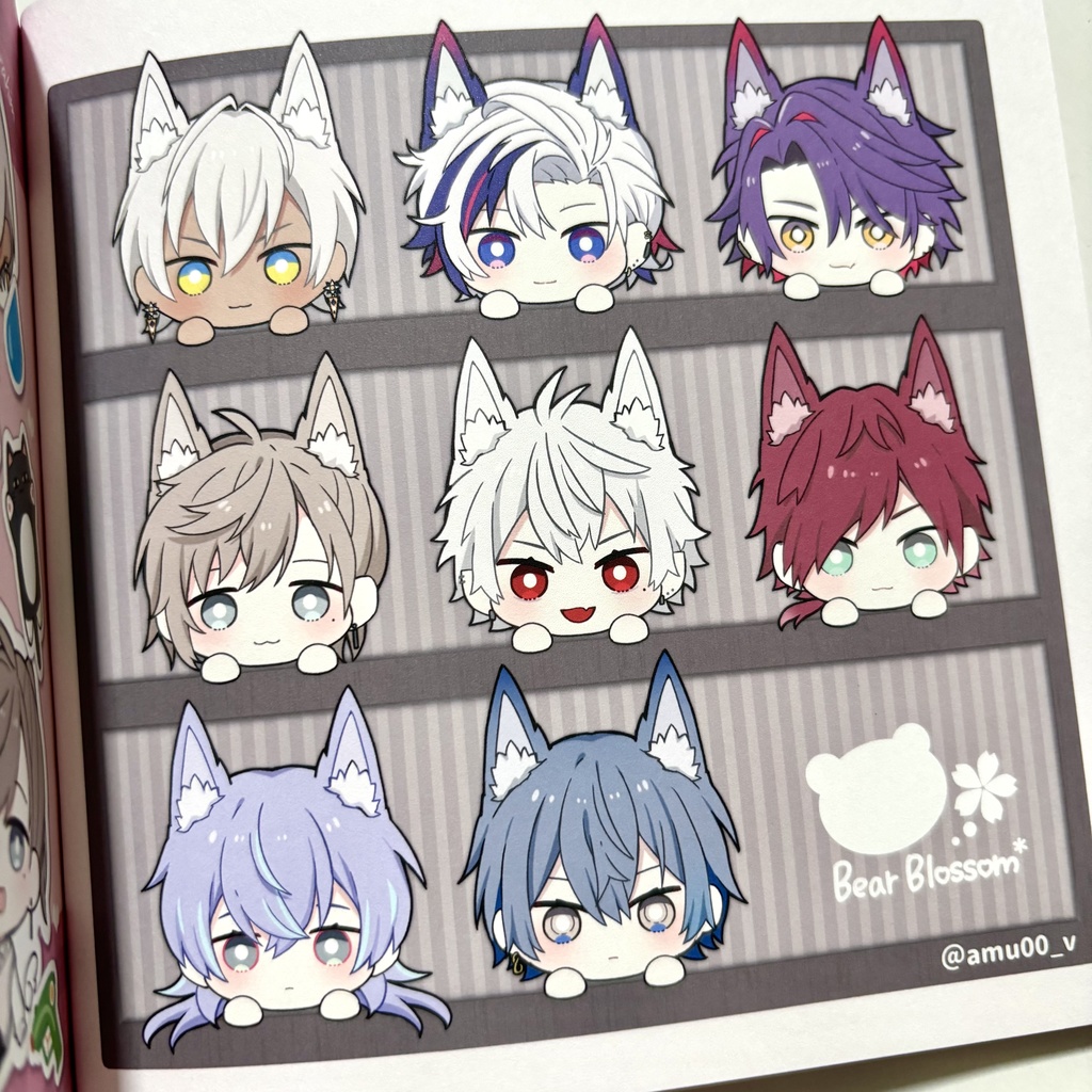 イラスト本+アクリルバッジ+イラストカードセット