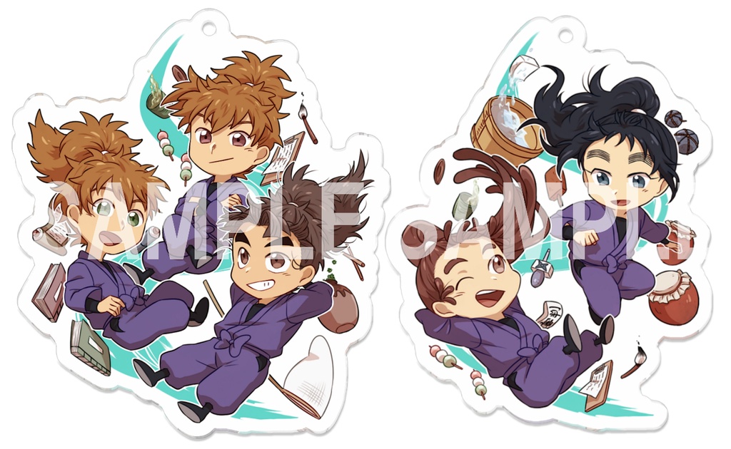 【新】五年生組分けアクリルキーホルダー