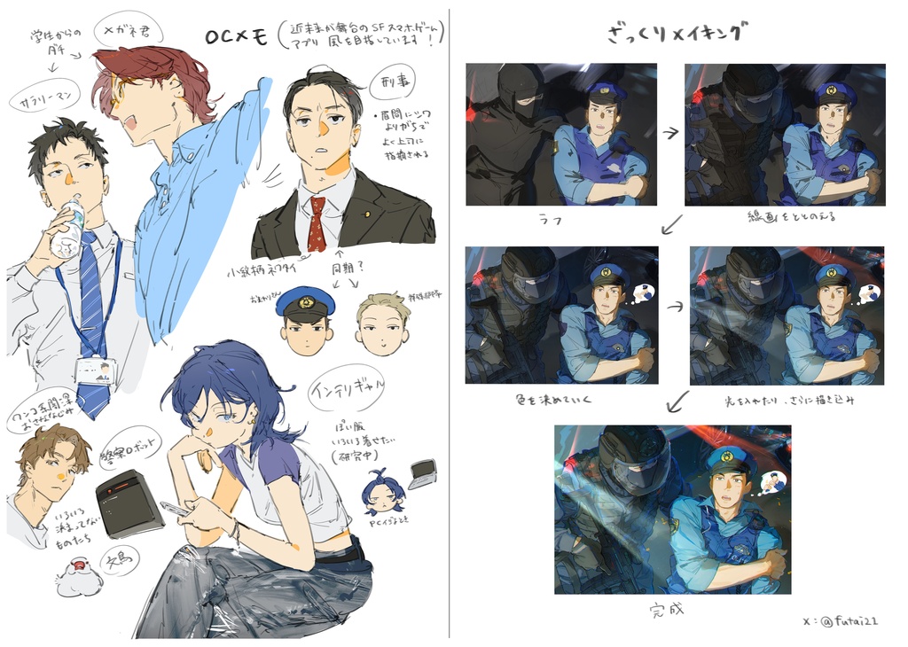 OCメモ&ざっくりメイキング