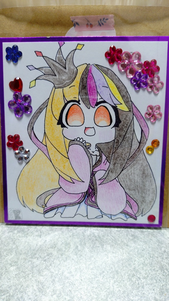 ギャラ子さん（ミニ色紙）A