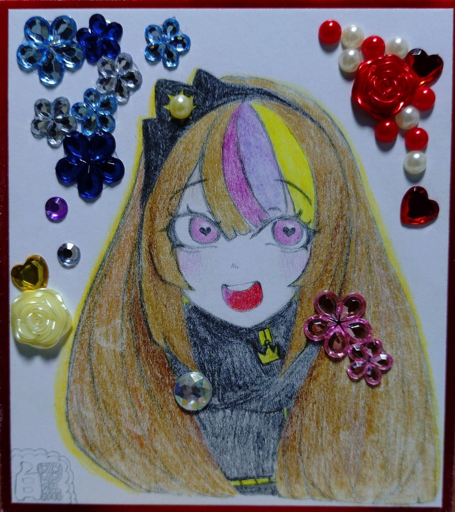 ギャラ子さん（ミニ色紙）B