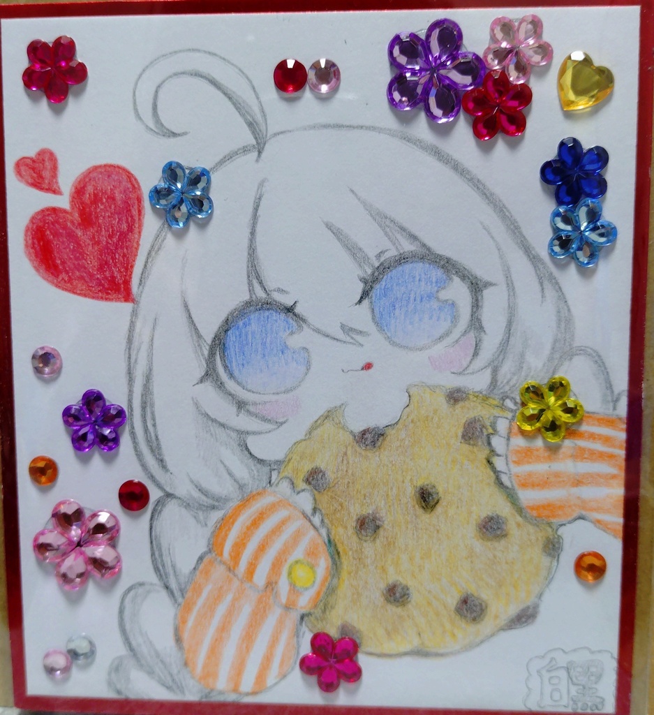 紲星あかりちゃん（ミニ色紙）