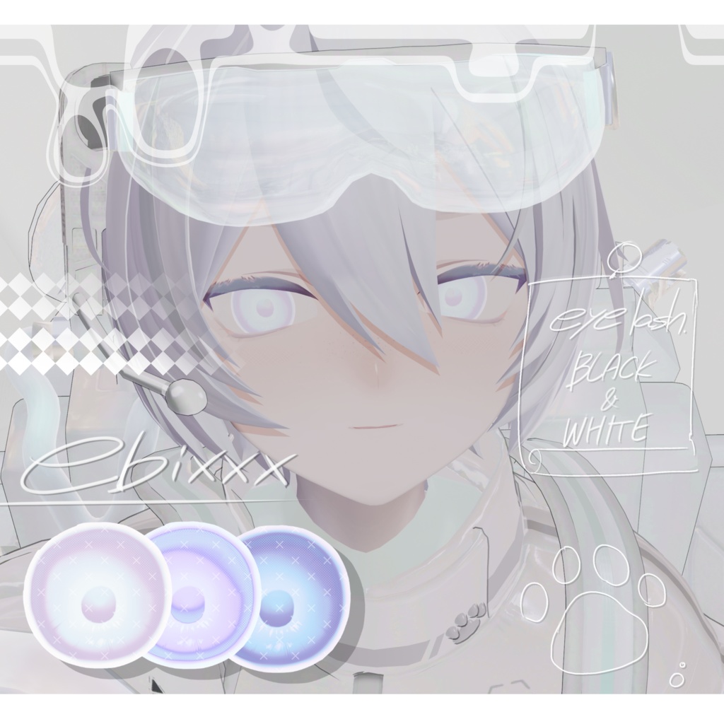 ebixxx8 eyelash+eye texture