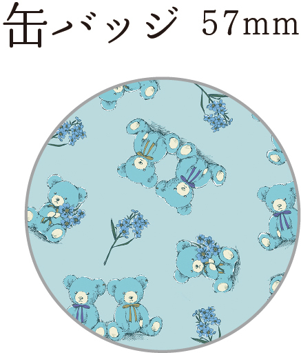 HiMERUの概念くま缶バッジ