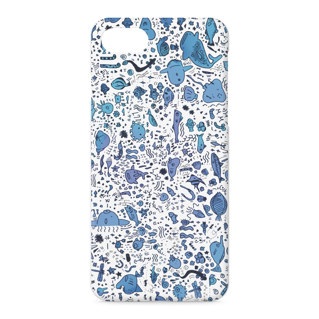 【BABARAT!ON】(青)iPhone7 ケース