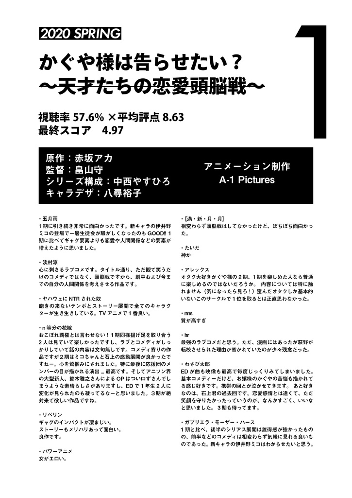 WALTZ2020 COMPLEX(冊子+電子版)