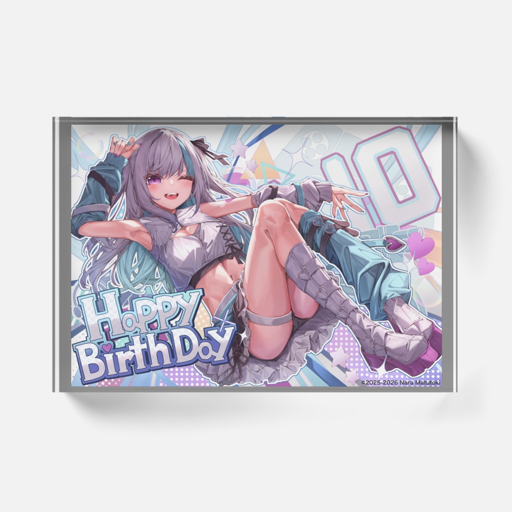 瀧本リオ生誕祭アクリルブロック