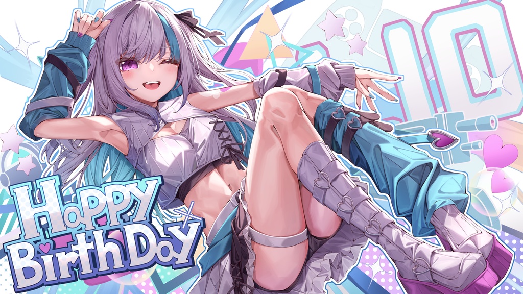 瀧本リオ生誕祭デスクトップ画面