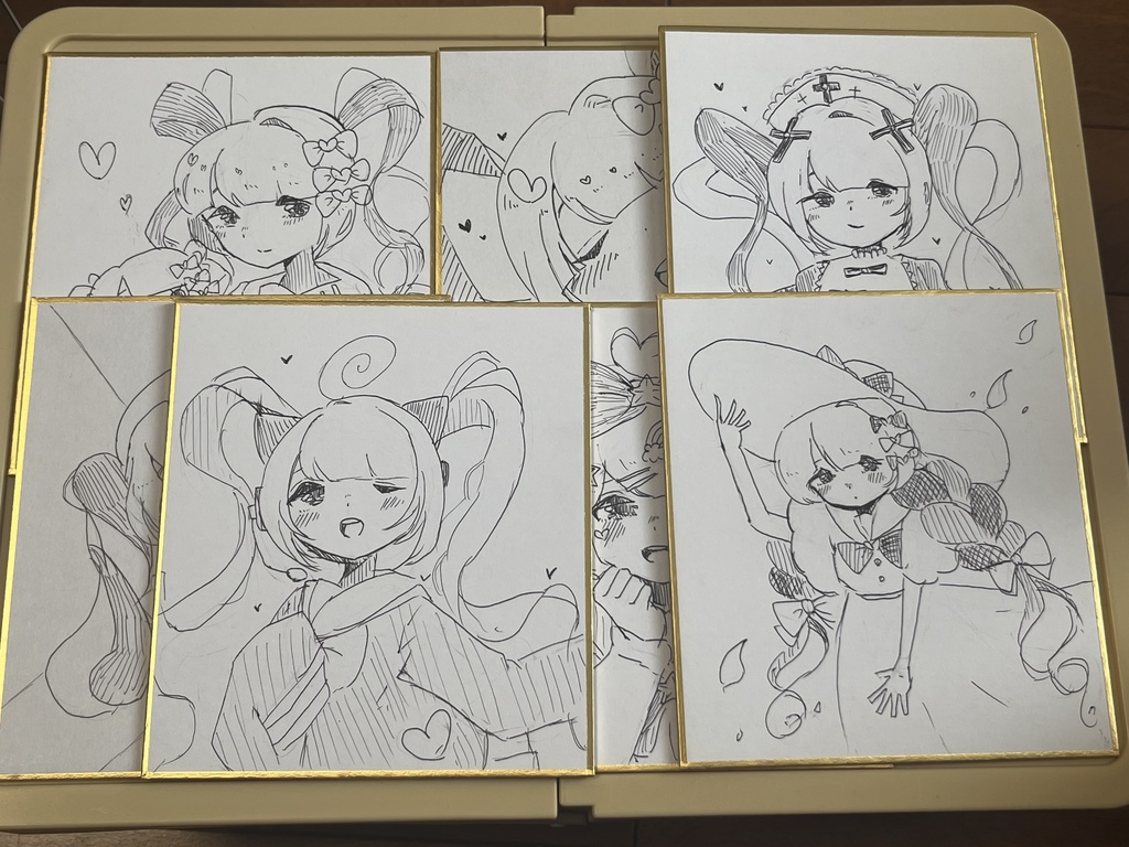 【C107】ランダム色紙