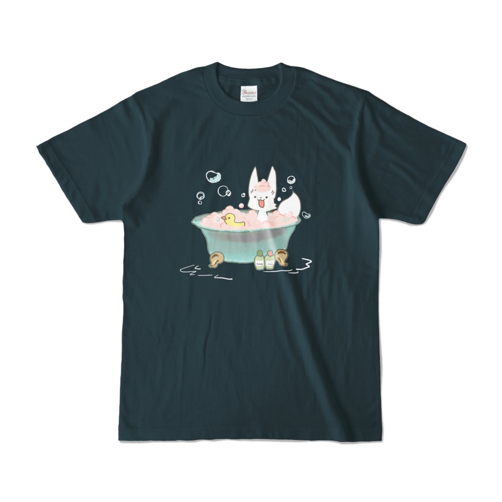 お風呂狐Tシャツ