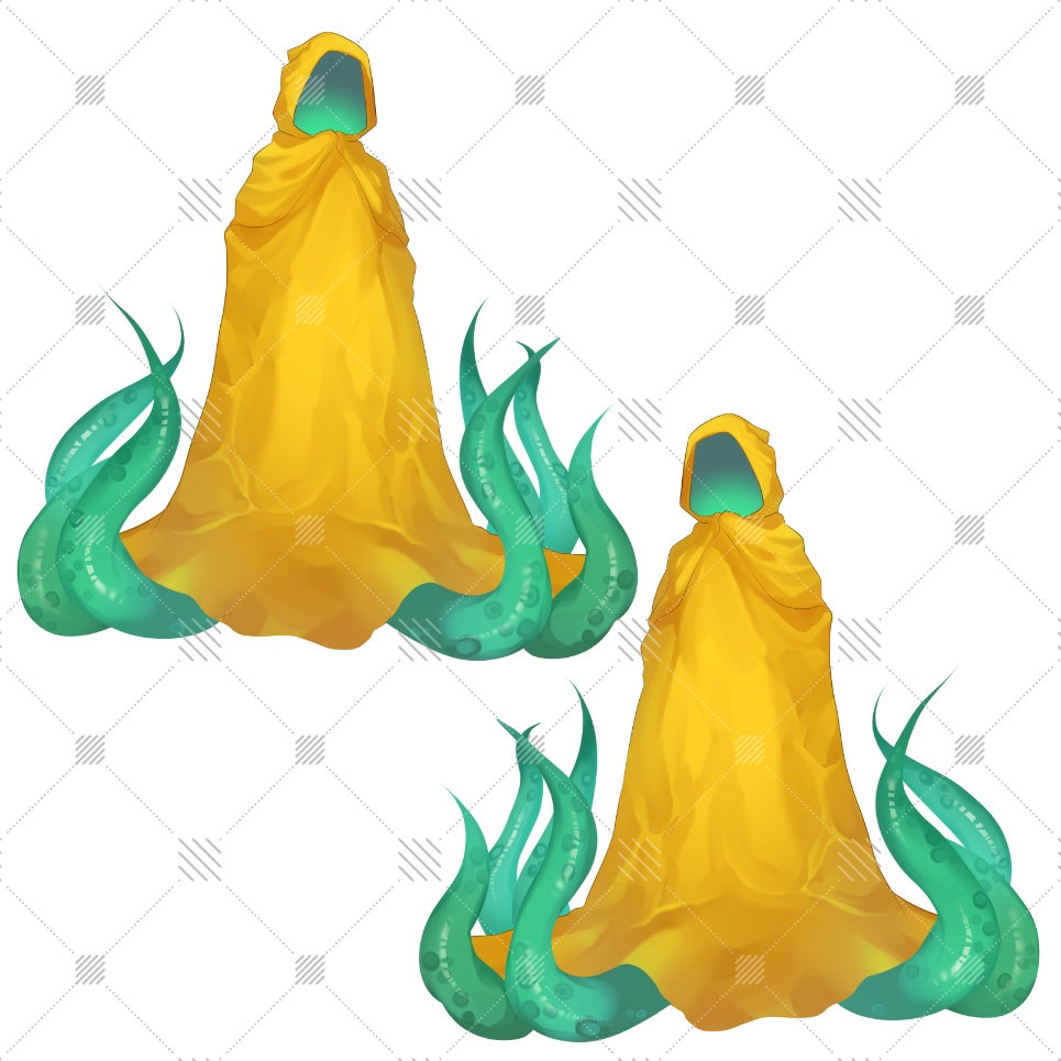 【無料】誰でも!ハスターコスプレセット【CoC TRPG素材】