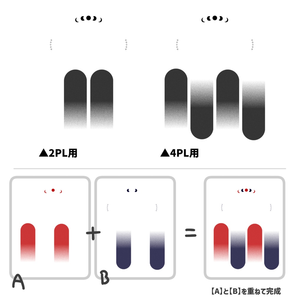 【無料版あり】月と星の汎用部屋APNG+静止画 2PL/4PL【TRPG素材】