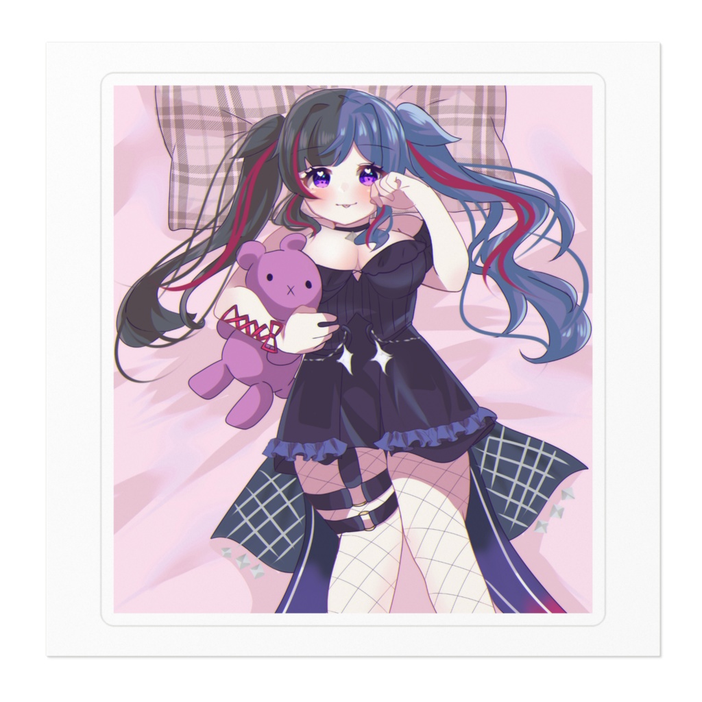 なおちむステッカー 絵:ななーやちゃん