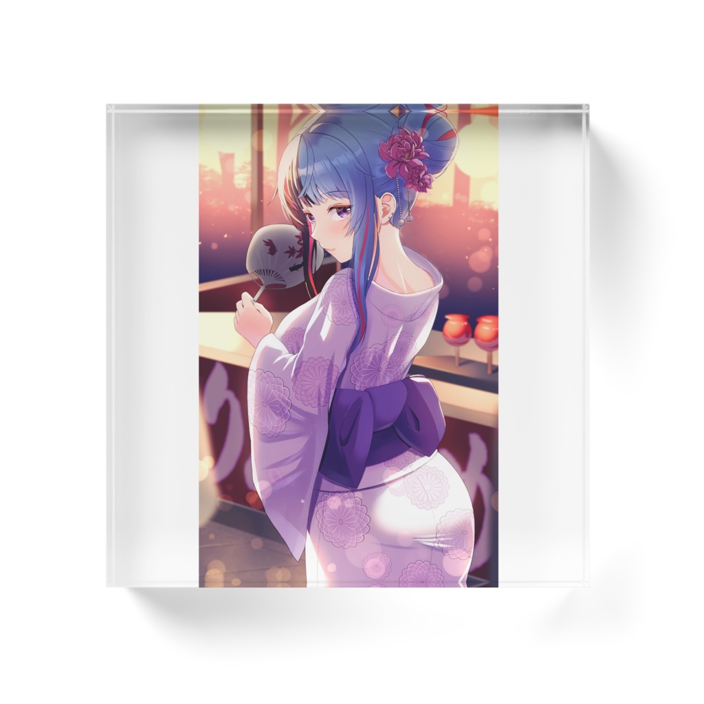 浴衣なおちむ アクリルブロック