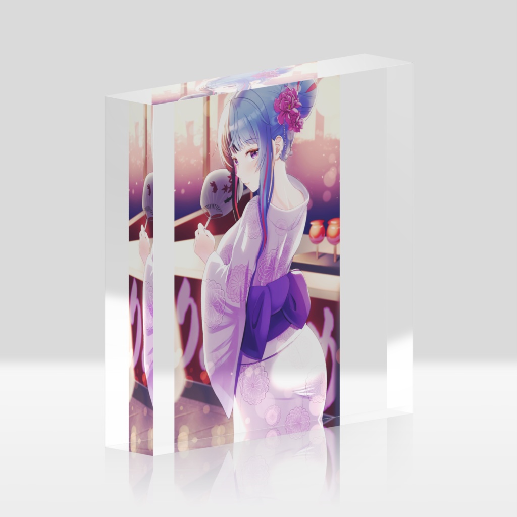 浴衣なおちむ　アクリルブロック