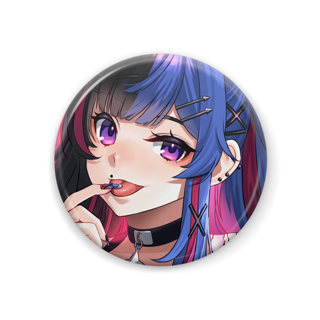 缶バッチ　絵：くらげママ