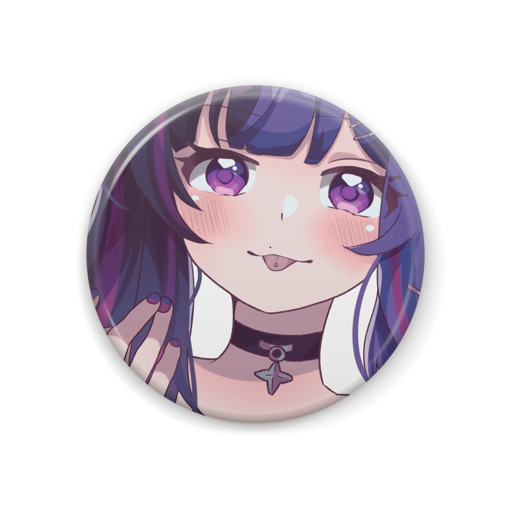 缶バッチ 絵:七夜ちゃん