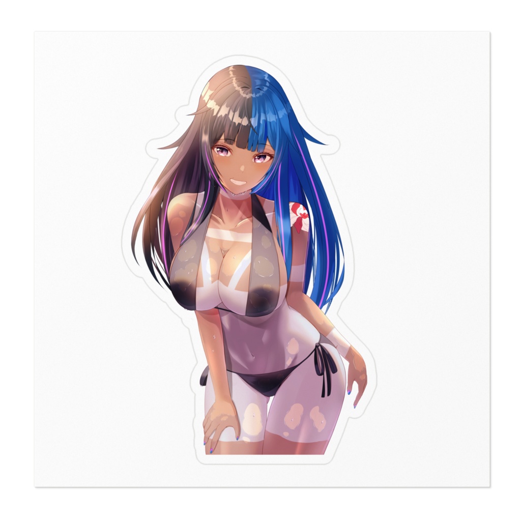 水着ステッカー