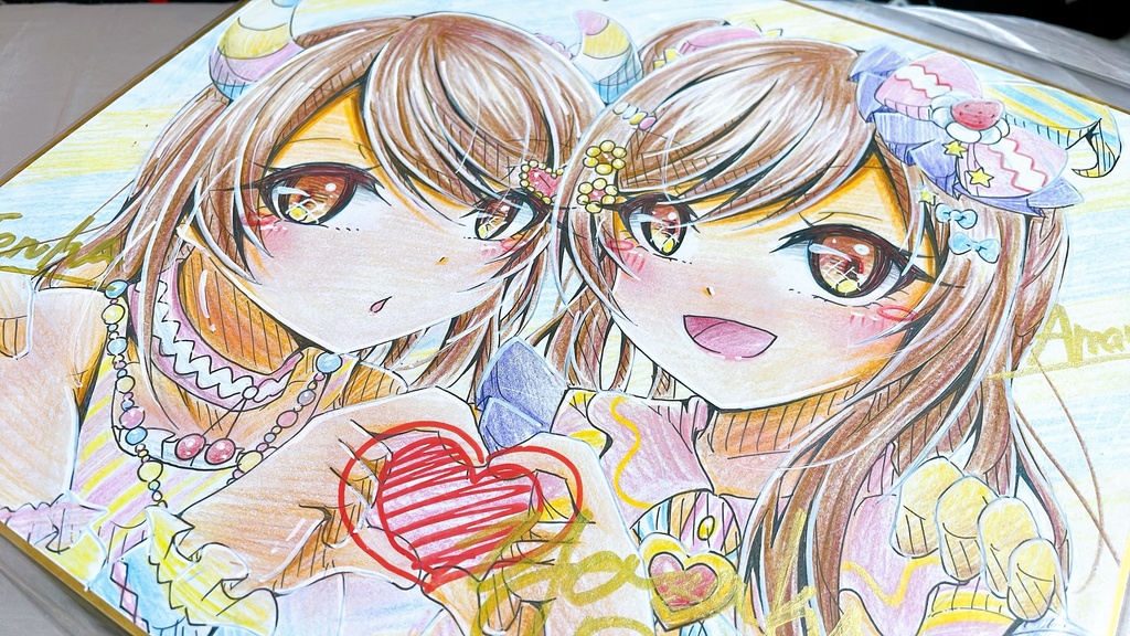 アイドルマスターシャイニーカラーズ 大崎甘奈 大崎甜花 大色紙 シャニマス