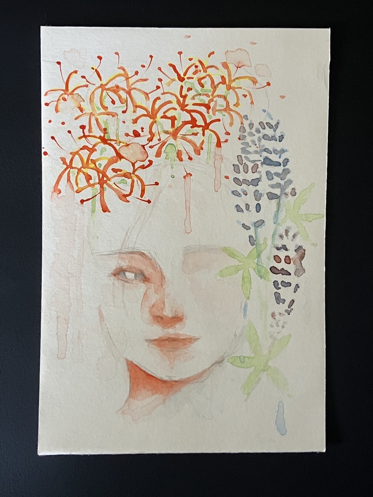 「少女」原画
