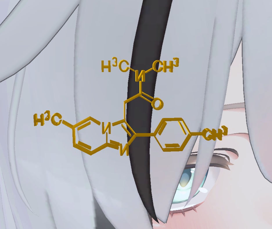 C19H21N3O 分子アクセサリー