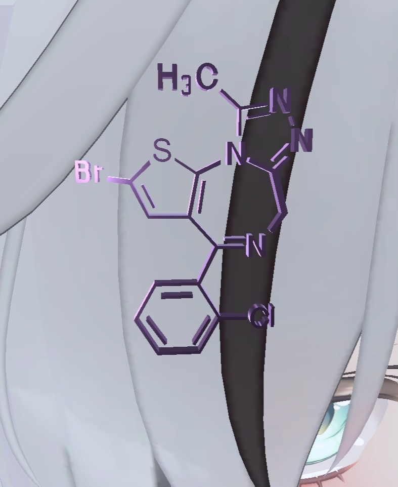 C15H10BrClN4S　分子アクセサリー