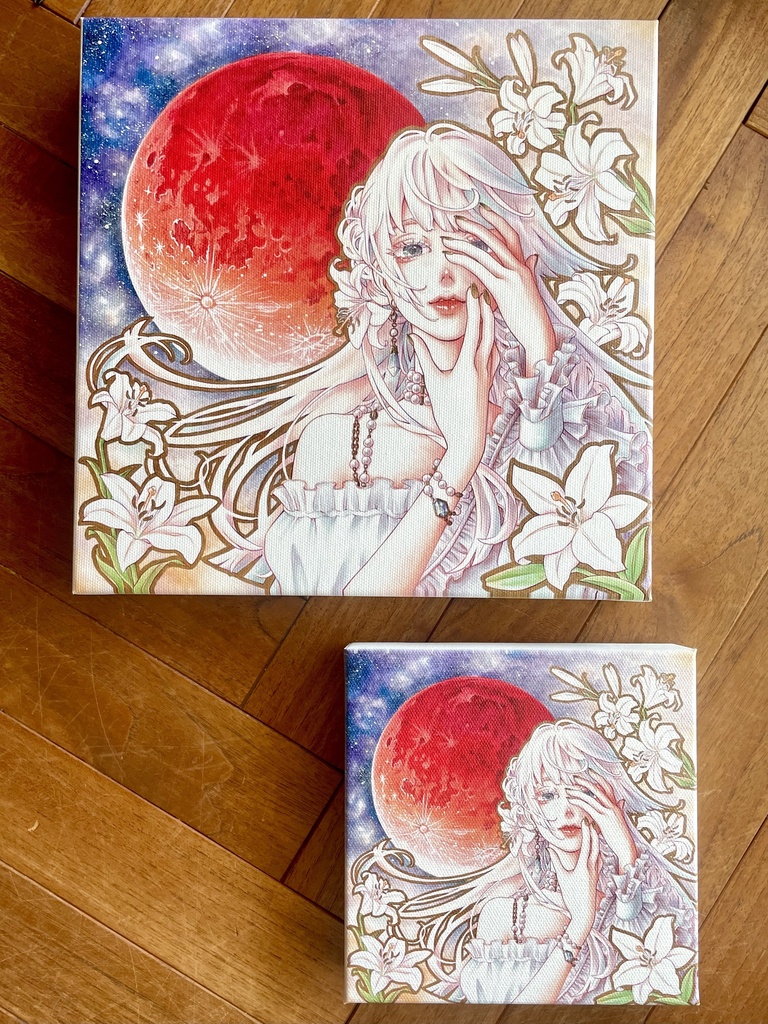 月食キャンバスプリント