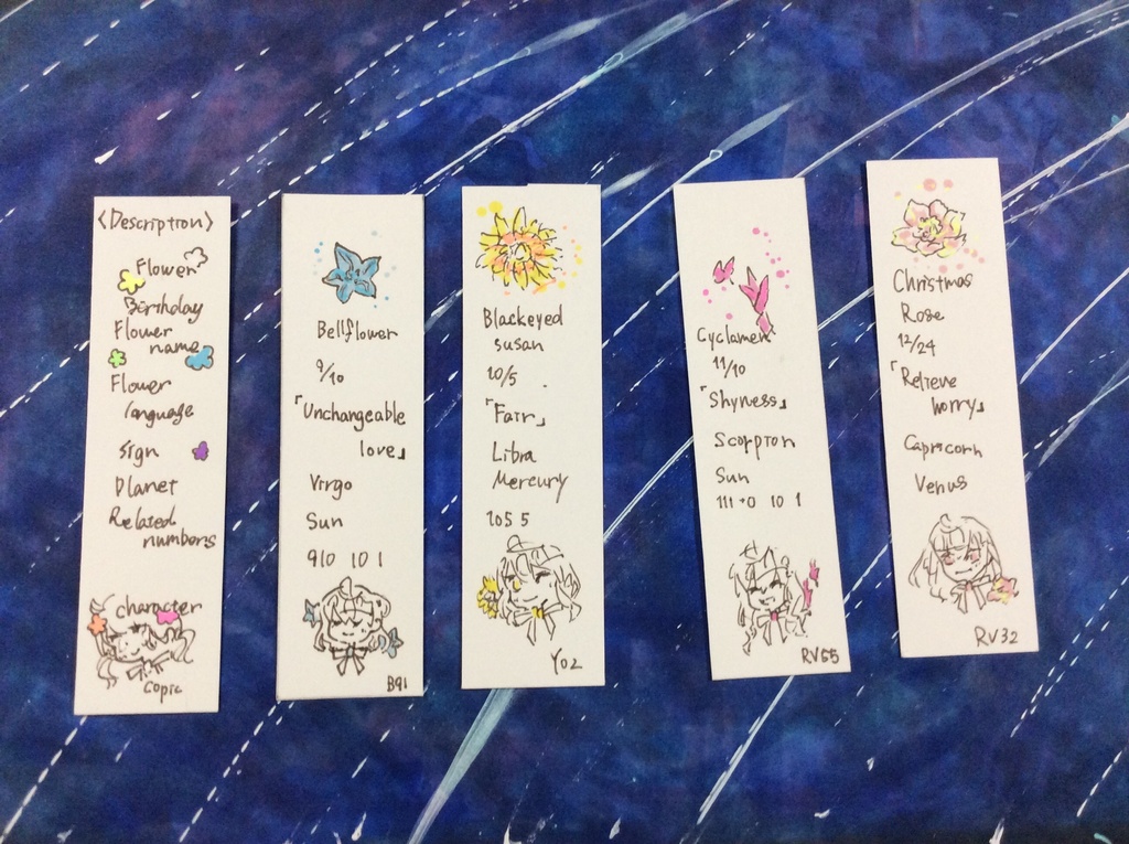 【Flowers】イラスト原画 受注生産