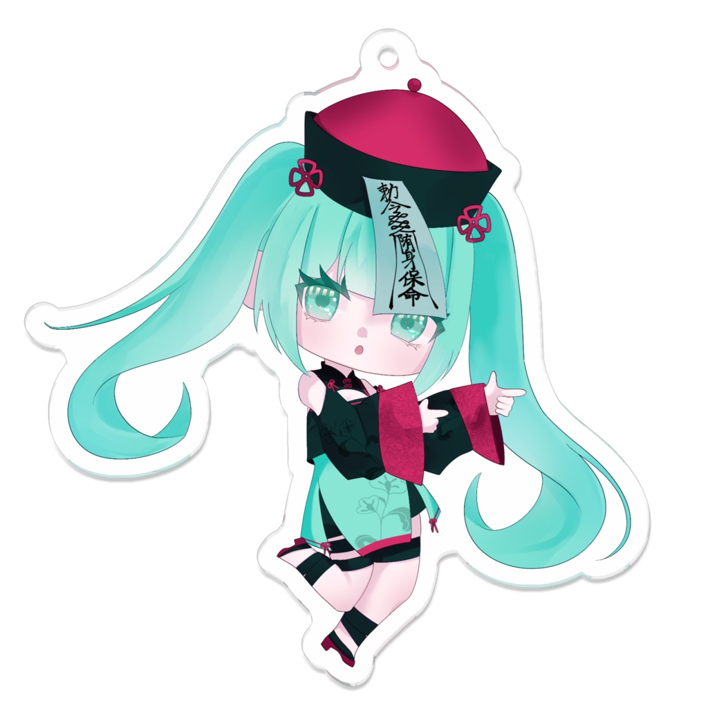 アルアルちゃんアクキー(指さし)