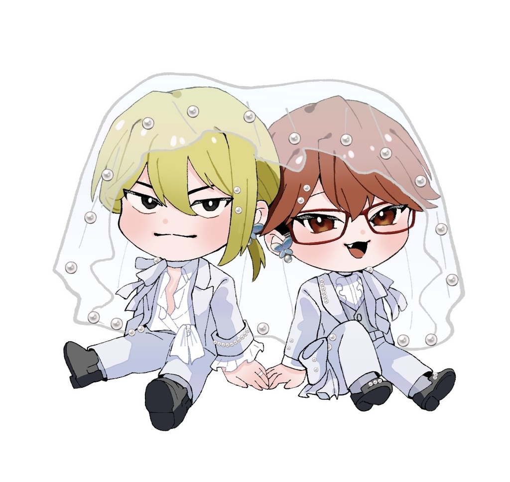 とどちジューンブライドアクリルキーホルダー