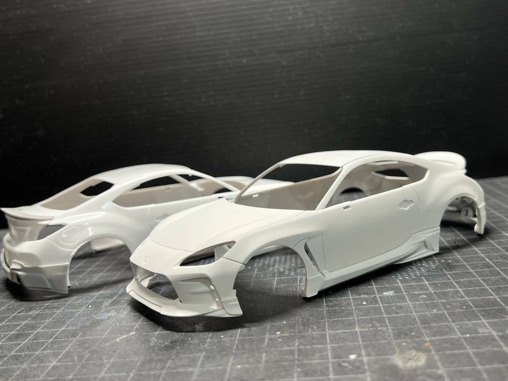 「T社製 1/24スケール トヨタGR86」対応エアロパーツ