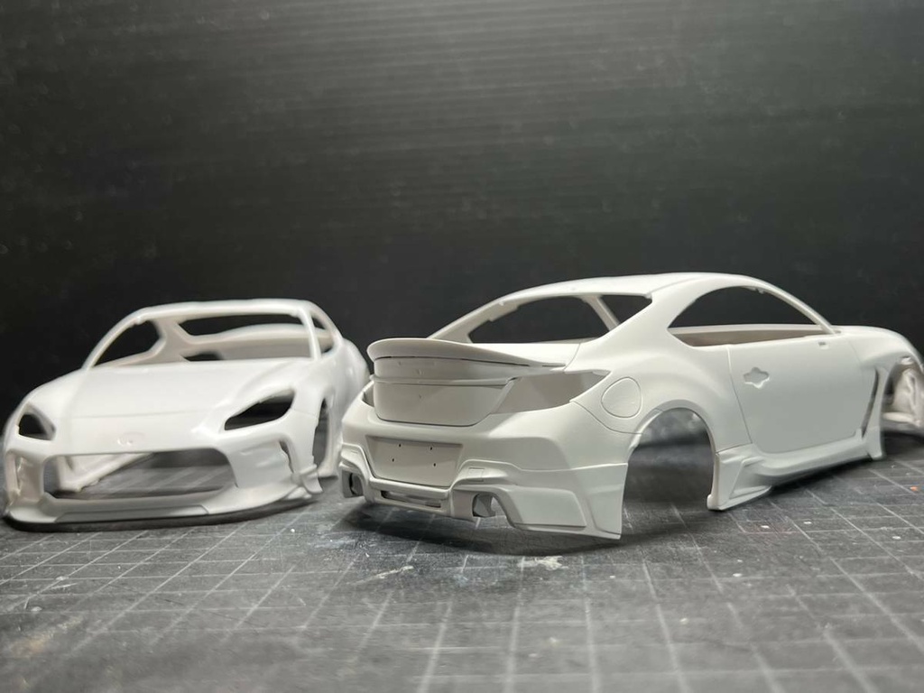 「T社製 1/24スケール トヨタGR86」対応エアロパーツ