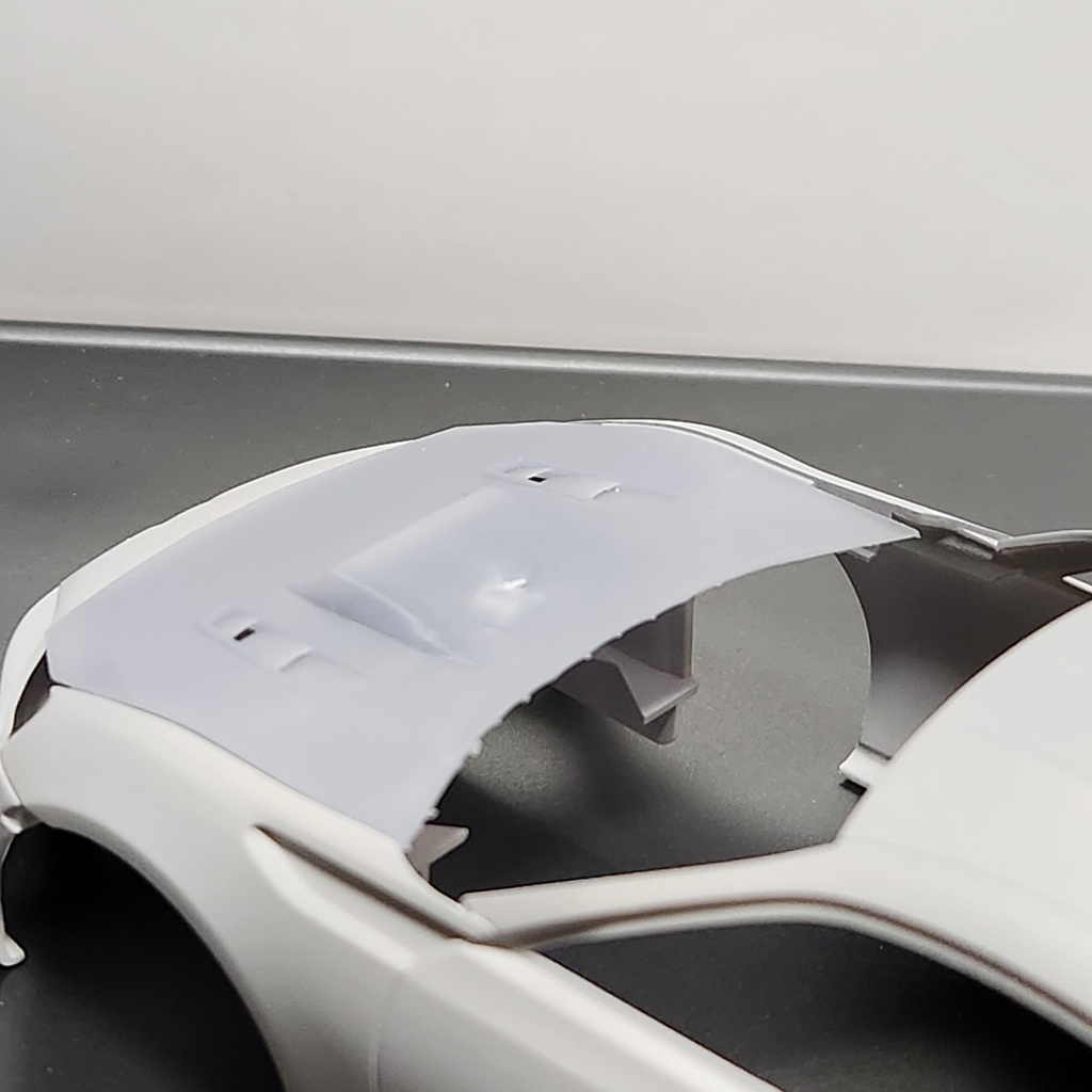 「A社製 1/24スケール トヨタ86」対応 ベンテッドフード&カナードフィンセット