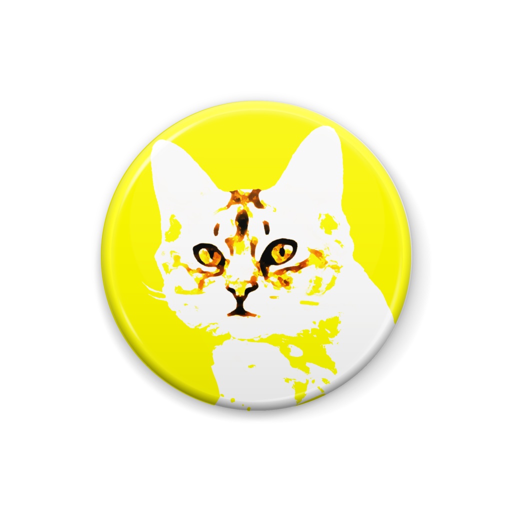 こねこの缶バッジ