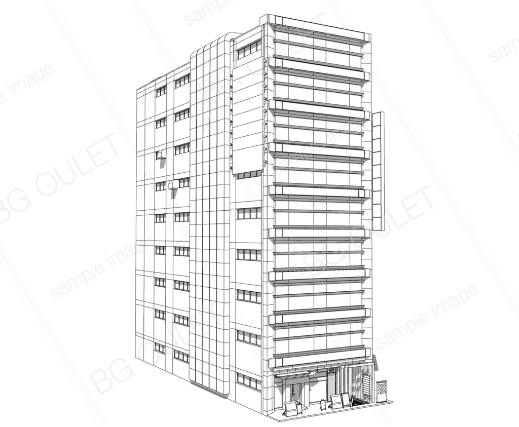 寿司屋のあるビル