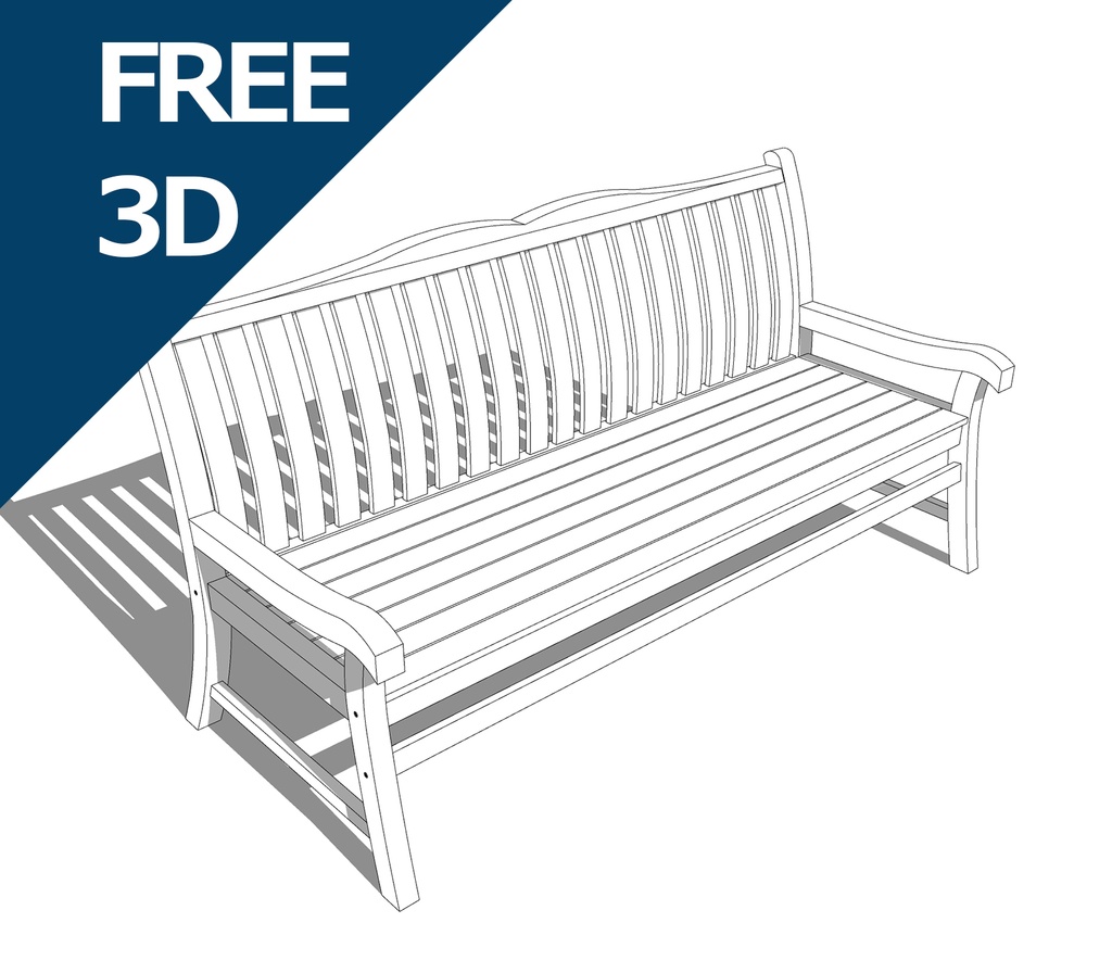 (FREE)公園のベンチ