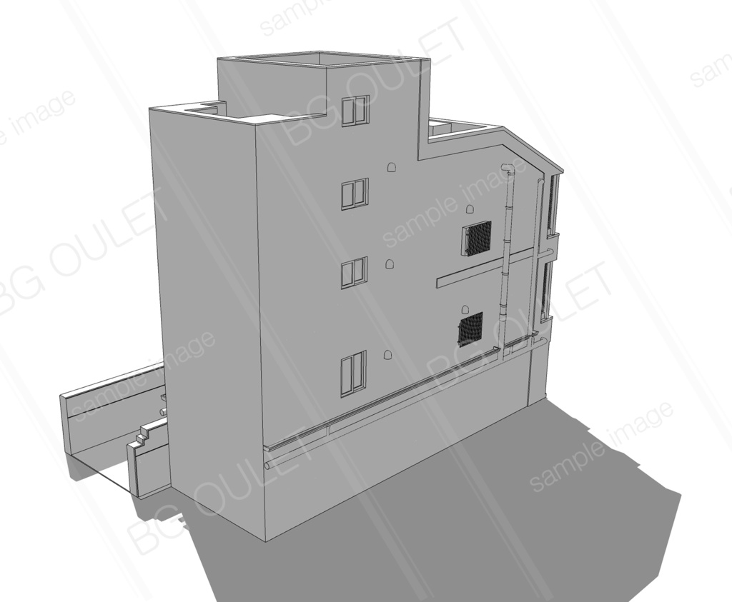 自販機のあるマンション