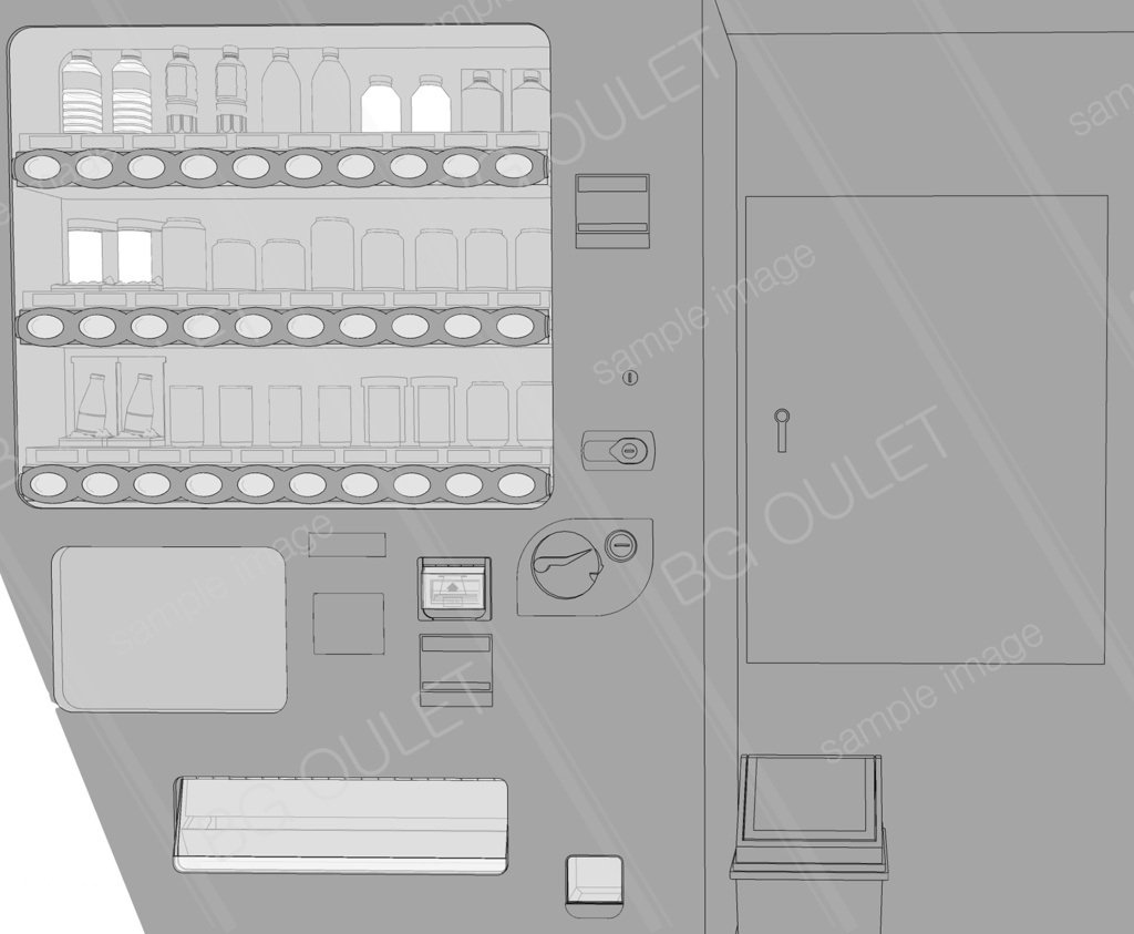 自販機のあるマンション