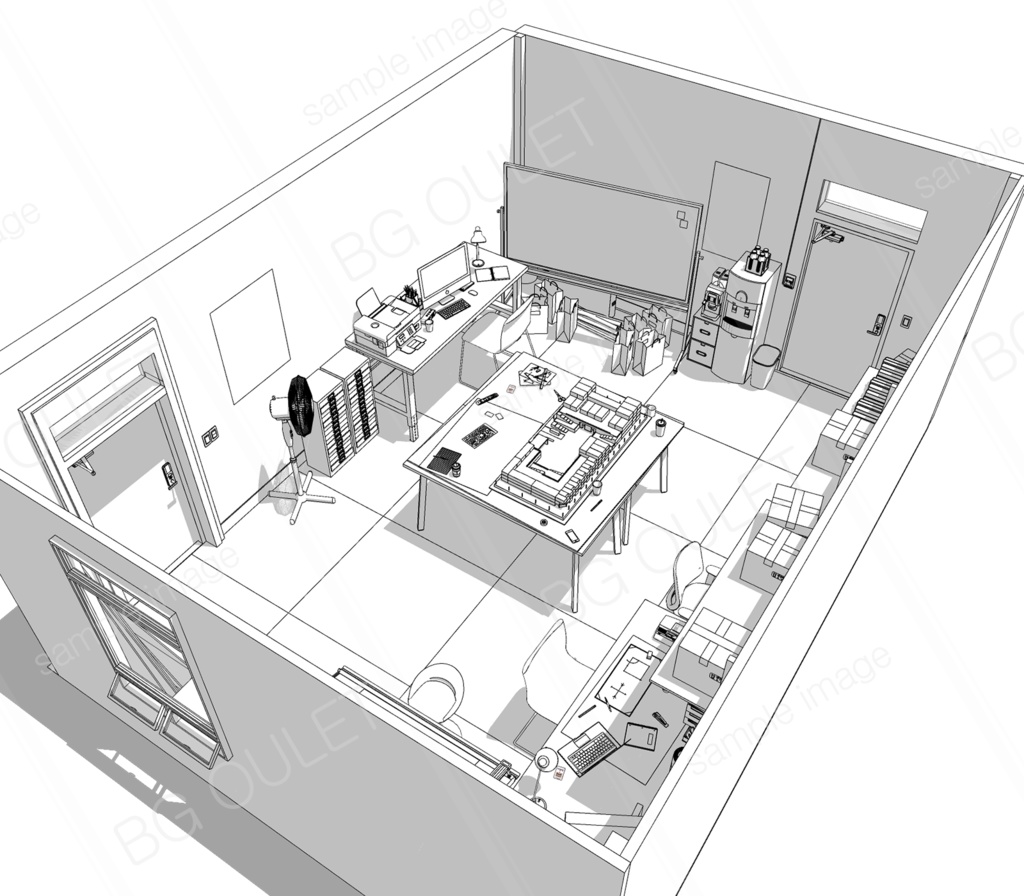 建築学科の作業室_ZP