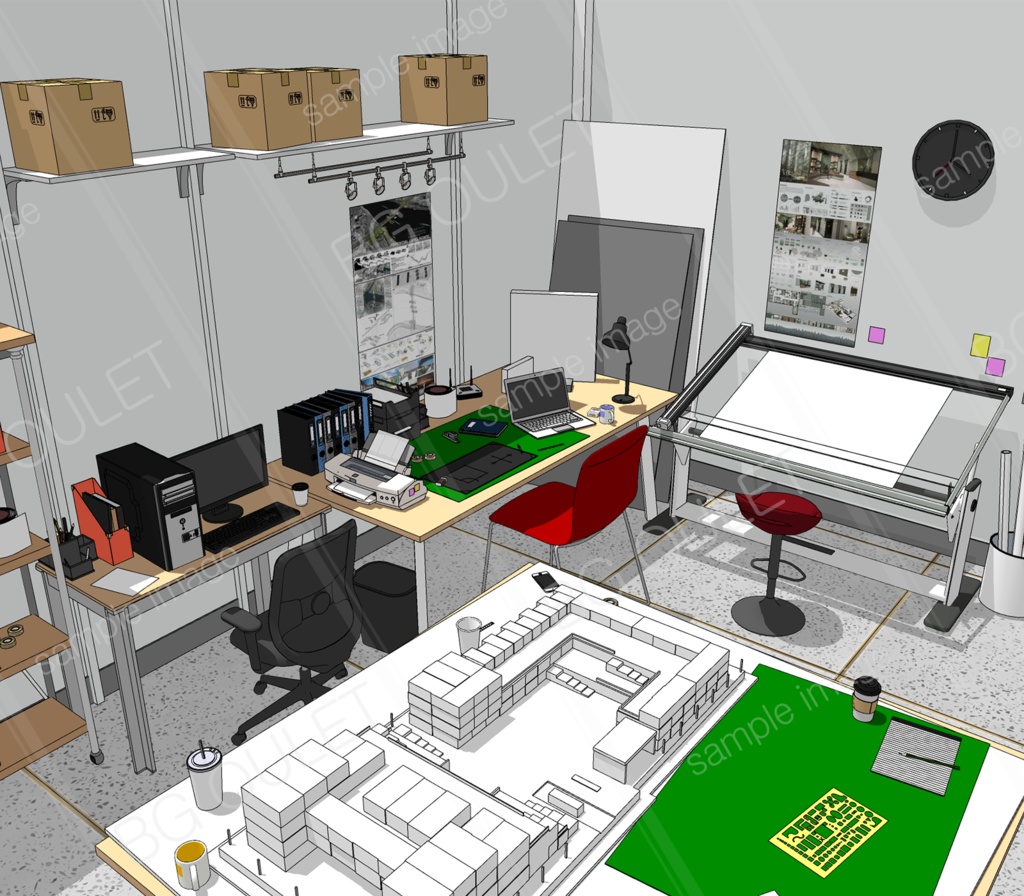 建築学科の作業室_ZP