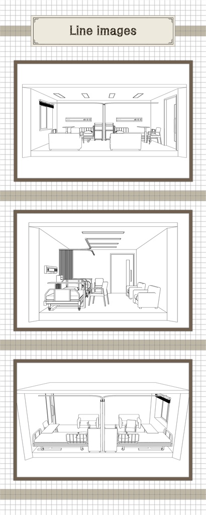 総合病院の2人室_C